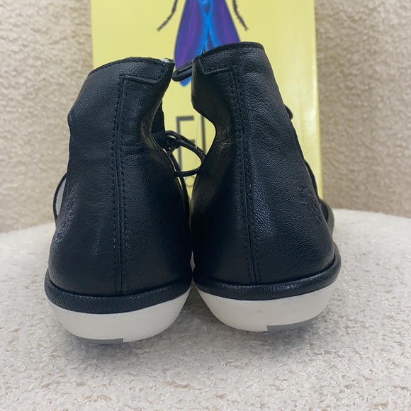 Fly London Mura gladiator leather sandals eu 39 us 8 8,5 black shoes lacr - Picture 4 of 12